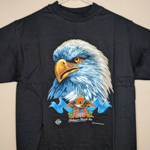 Anvil Other - Vintage Anheuser-Busch Eagle Large T-Shirt 1991 Single Stitch Made In USA New